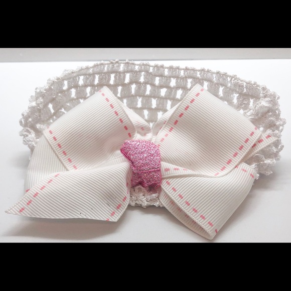 Baby Girls Headband with Bows - Picture 1 of 2
